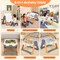 Costway 6-in-1 Multi-activity Kids Play Table & Chair Set with 102 PCS Compatible Bricks